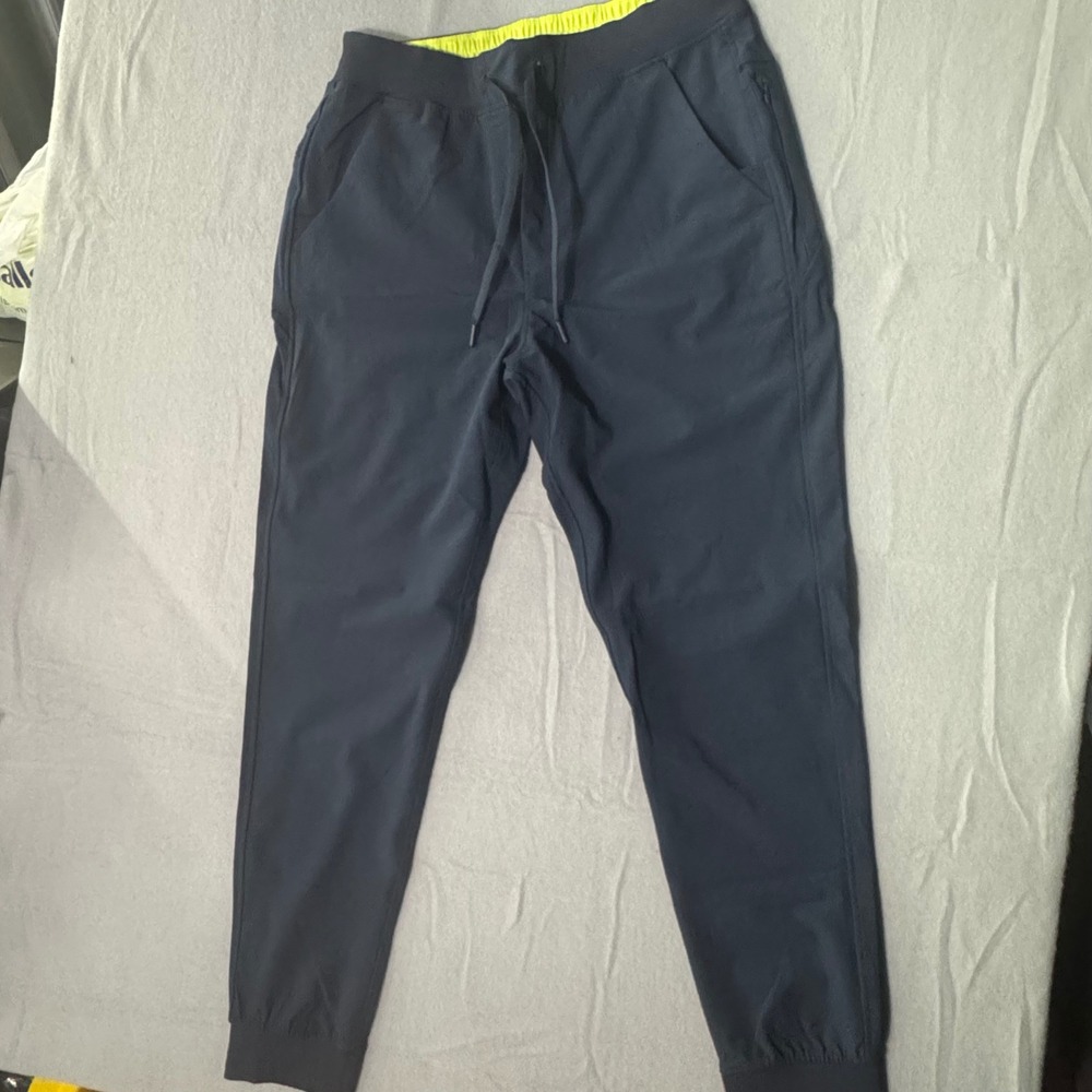 Birddogs Boom Mens Lined Joggers XL Dark Gray Navy‎ Blue Athletic Pants